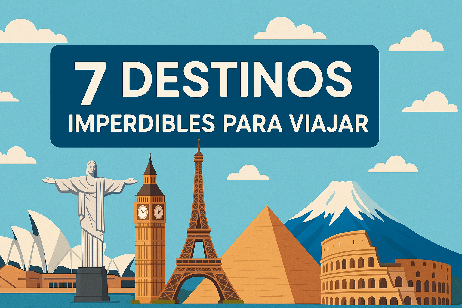 7 destinos que tienes que visitar al menos una vez en la vida.